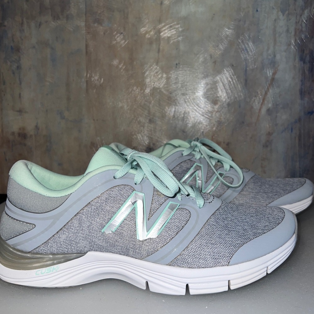 New Balance 711 v2 Training Shoes Women 10 Grey Mint Good Cush+ WX711HG2